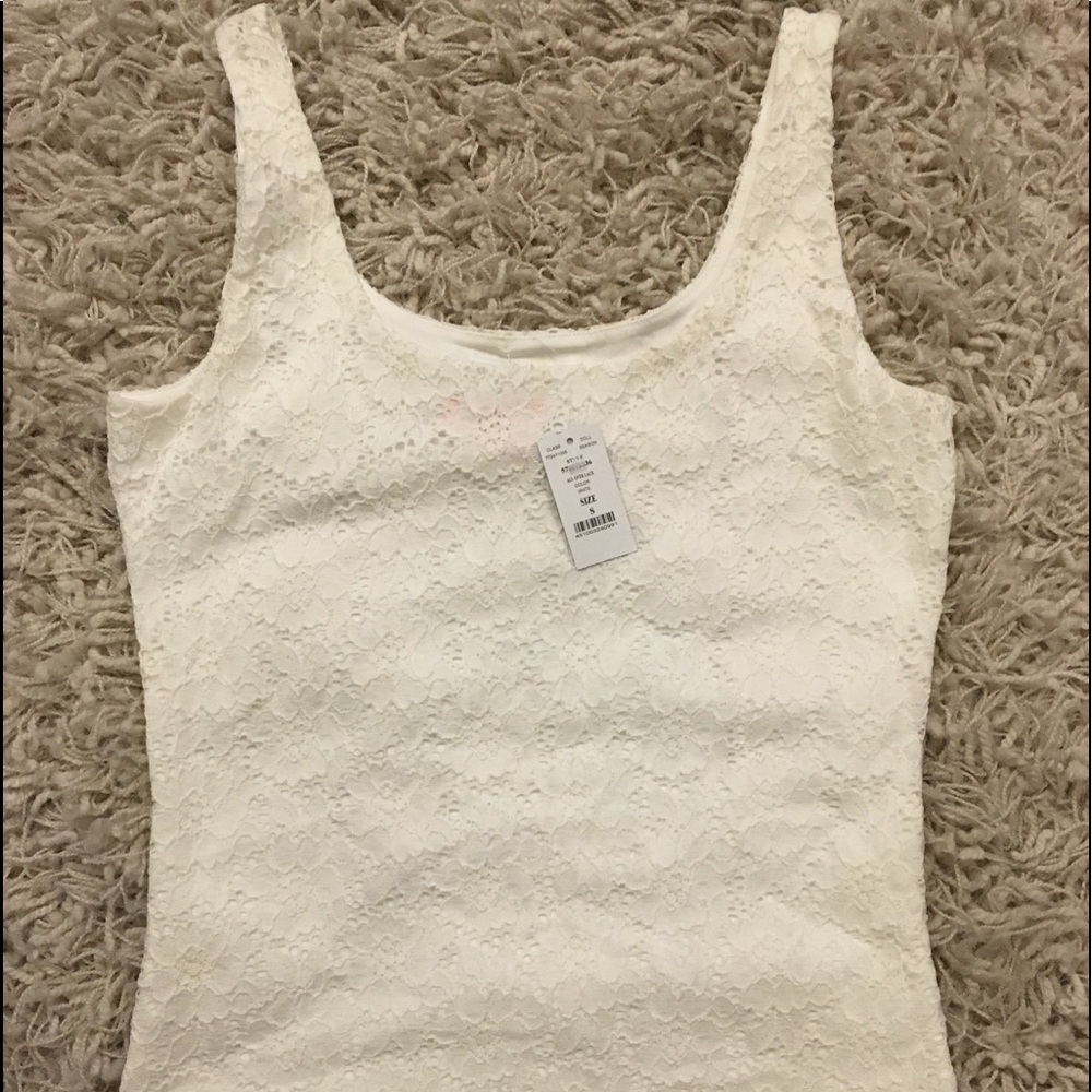 WHBM lace tank